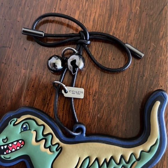 Coach Rexy Leather Tie Charm - Picture 5 of 7